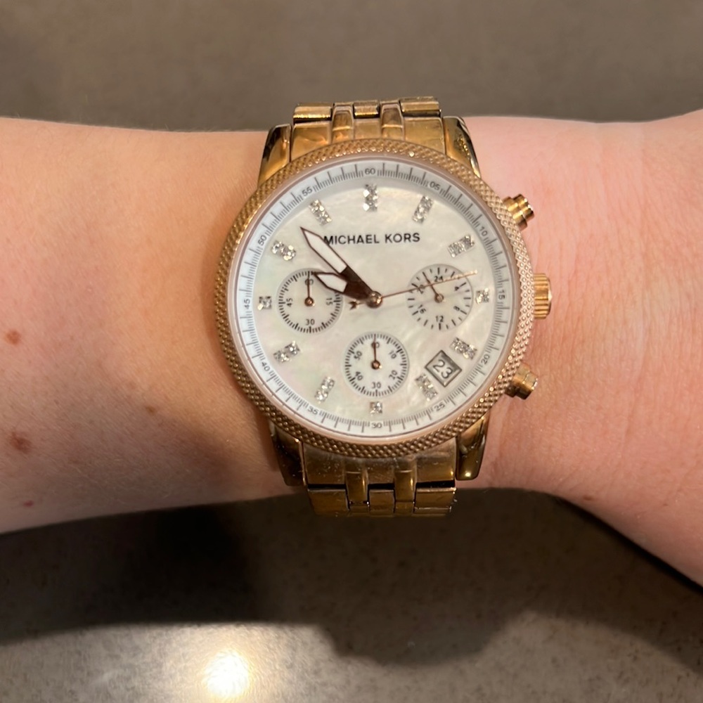 Rose gold Michael Kors Watch- Women